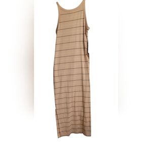 A New Dat Tan Striped Maxi Dress